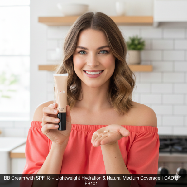 BB Cream with SPF 18 – Lightweight Hydration & Natural Medium Coverage