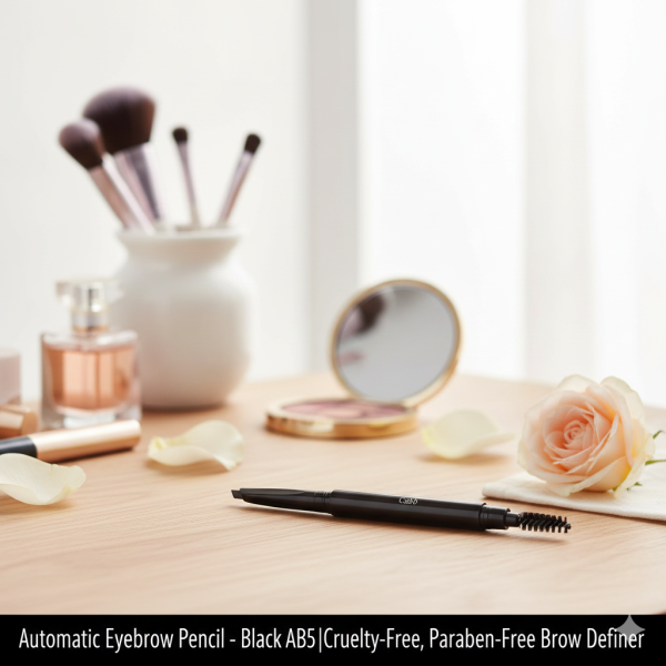 Automatic Eyebrow Pencil – Black AB5 | Cruelty-Free, Paraben-Free Brow Definer Automatic Eyebrow Pencil – Black AB5 | Cruelty-Free, Paraben-Free Brow Definer
