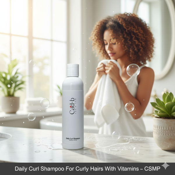 Daily Curl Shampoo For Curly Hairs With Vitamins – CSMP