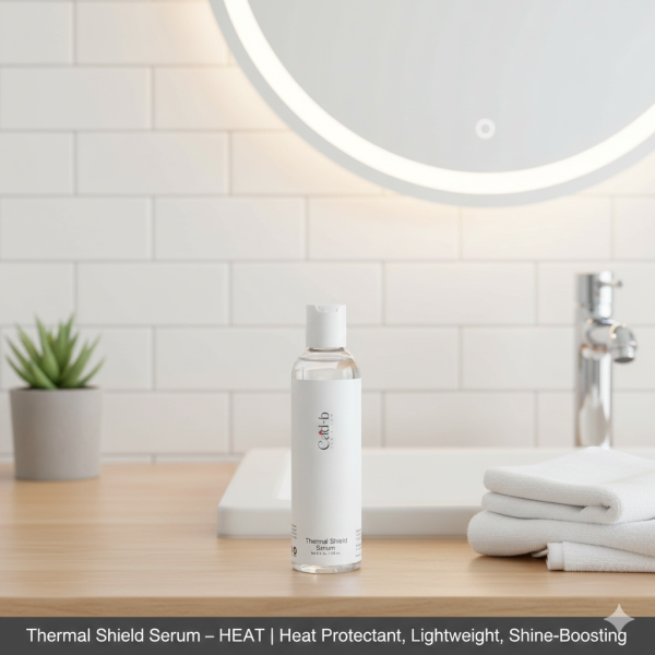 Thermal Shield Hair Serum – HEAT | Heat Protectant, Lightweight, Shine-Boosting