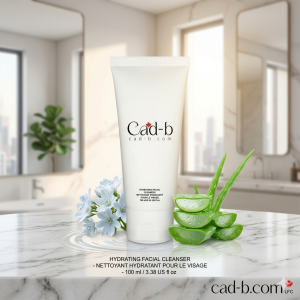 Hydrating Facial Cleanser - Gentle Moisturizing Face Wash with Aloe Extract for Soft, Healthy Skin | CAD B | HFC